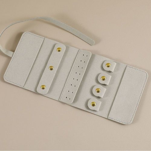 Étui À Bijoux Pliable En Rouleau,Sac De Rangement Pour Bijoux De Voyage,Adapté Pour 150 Boucles D'oreilles Matiques Diamant,Colliers Broches De La Présidence