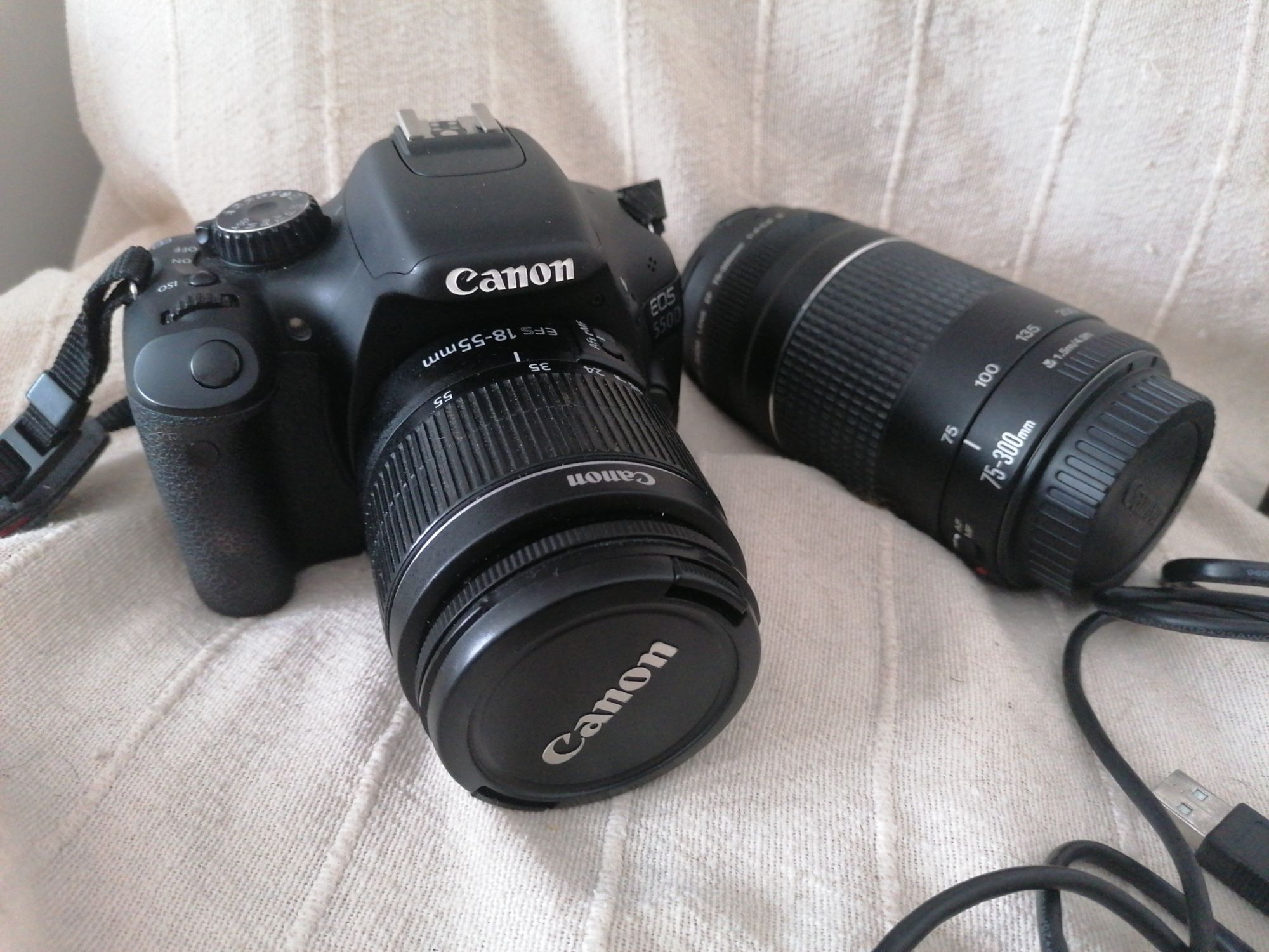 Appareil photo CANON EOS 550D, vendu avec objectif CANON