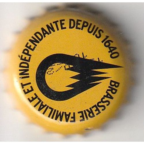 Capsule De Bière - Météor - Jaune