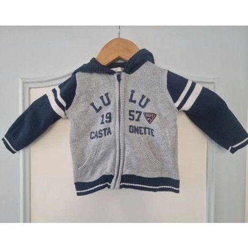 Gilet Zippé Lulu Castagnette, Taille 6 Mois