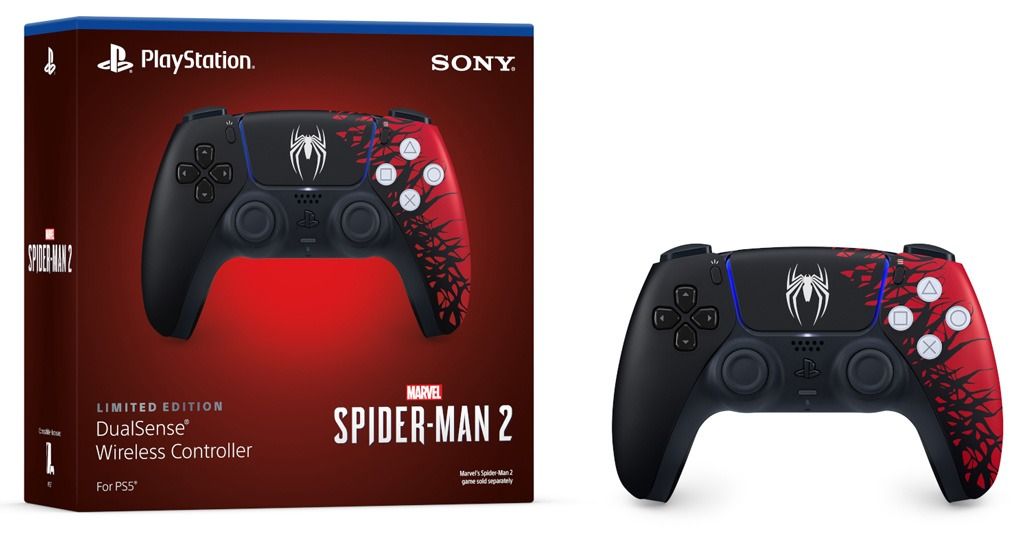 Manette sans fil Sony DualSense pour PS5 Edition Limite Marvel's Spider-Man 2 image 1 | Rakuten