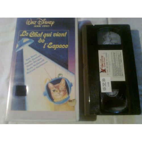 Cassette Vidéo Vhs - Le Chat Qui Vient De L'espace - Walt Disney