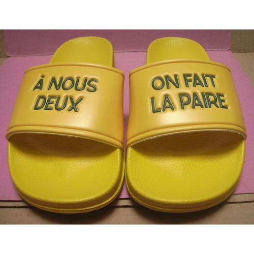 Chaussure Mule Claquette Sandale - A Nous Deux / On Fait La Paire - Leerdammer - Pointure 39