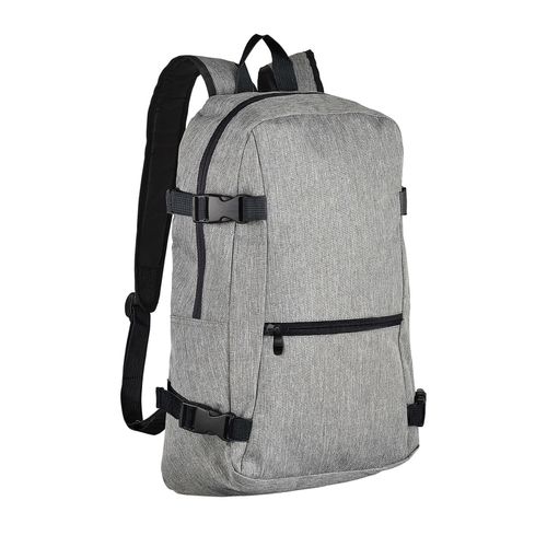 SAC À DOS EN POLYESTER 600D - Gris mélangé