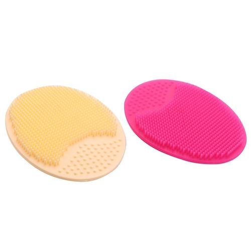 Tampon De Lavage En Silicone, 2 Pièces, Spa, Beauté, Gommage De La Peau, Lavage Du Visage, Exfoliant, Brosse, Outil De Nettoyage 