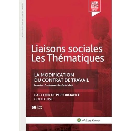 La Modification Du Contrat De Travail