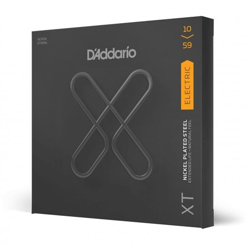 D'addario Xte1059 - Jeu De 7 Cordes Xt Guitare Électrique - Regular Light 10-59