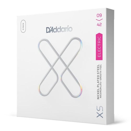 D'addario Xse0942-3p - 3 Jeux De Cordes Xs Guitare Électrique - Super Light 09-42