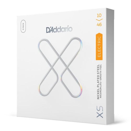 D'addario Xse1046-3p - 3 Jeux De Cordes Xs Guitare Électrique- Regular 10-46