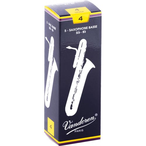 Vandoren Sr254 - Anches Saxophone Basse Traditionnelles Force 4
