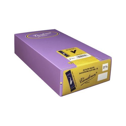 Vandoren Sr2125-50 - Anches Saxophone Alto Traditionnelles Force 2,5 - Par 50