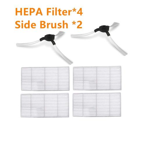 Filtre HEPA et brosse latérale pour aspirateur robot,accessoires adaptés à AMIBOT Flex H2O Connect, pièces détachées pour robotique,