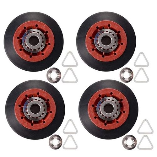 Sèche-rouleau à tambour adapté à Whirlpool, Kenmore - 8536974 remplace, 8536973, W10314171, WPW10314173, PS11752609 4 pièces
