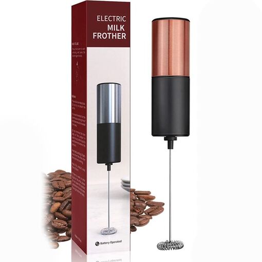 Mousseur à lait électrique, mousseur à lait pour café, fouet imprim...
