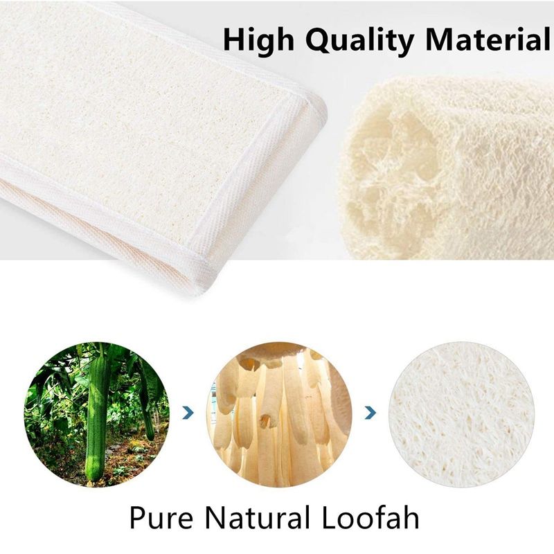Ensembles D'ponges De Bain Extensibles En Luffa, purateur ... - 3