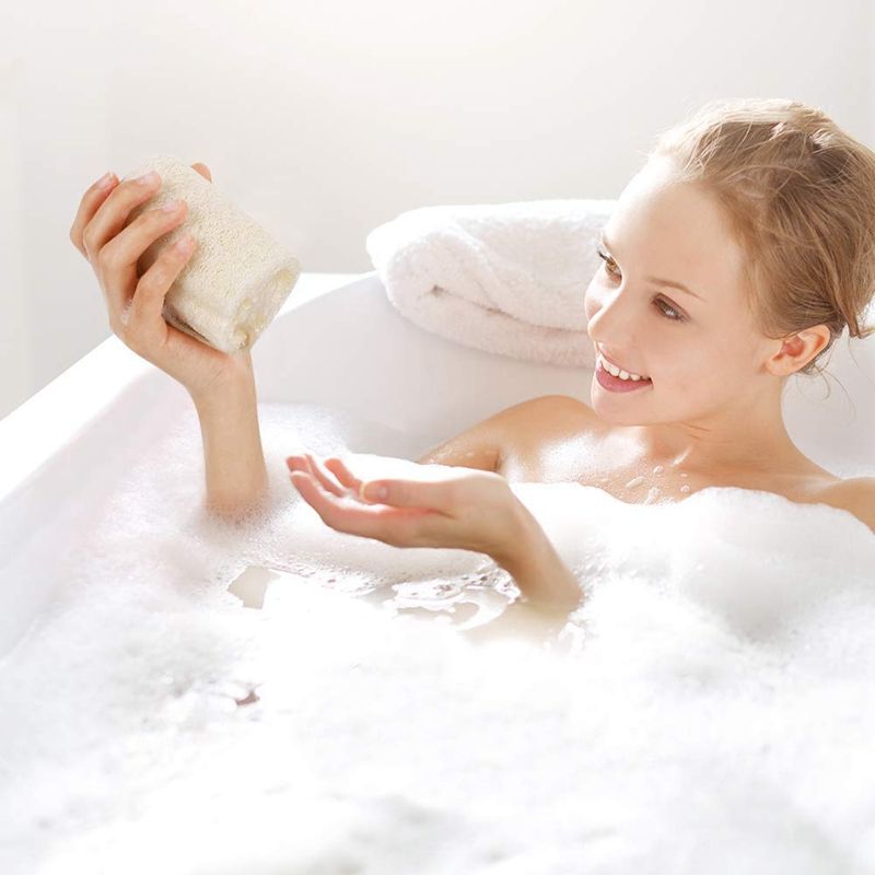 Ensembles D'ponges De Bain Extensibles En Luffa, purateur ... - 4