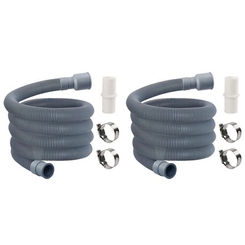 Tuyau de vidange pour Machine à laver automatique, 2 raccords, 2 mètres