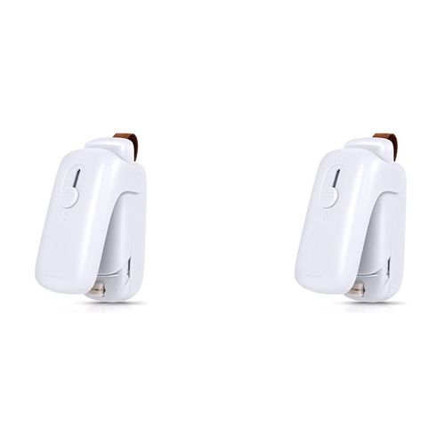 Mini scelleuse de sacs 2 en 1, thermoscelleuse sous vide à main, Machine à refermer les sacs avec cordon