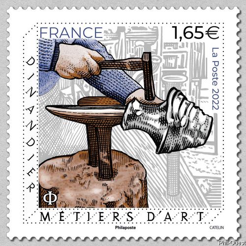France 2022, Très Beau Timbre Neuf** Luxe Yvert 5624, Métiers D'art, Le Dinandier.