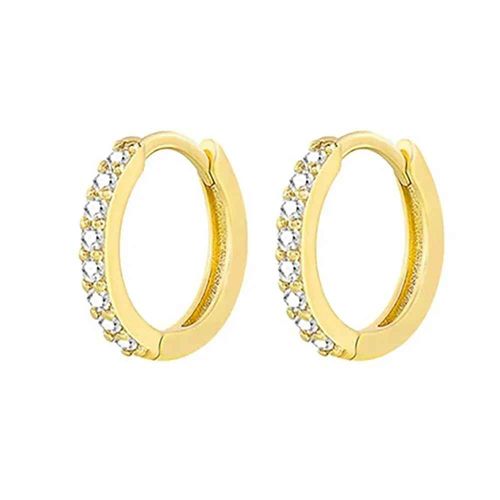 Boucles D'oreilles Minimales En Acier Inoxydable,Clip,Petit Huggie,Cartilage Fin,Helix,Tragus,Piercing,Bijoux,2 Pièces
