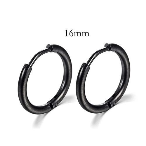 Petites Boucles D'oreilles Rondes En Acier Inoxydable Pour Femme Et Homme,Piercing Cartilage,Bijoux,2 Pièces/Ensemble