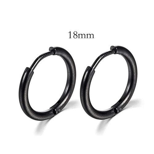 Petites Boucles D'oreilles Rondes En Acier Inoxydable Pour Femme Et Homme,Piercing Cartilage,Bijoux,2 Pièces/Ensemble