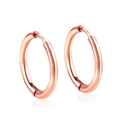 Petites Boucles D'oreilles Créoles En Acier Inoxydable Pour Femmes Et Hommes,Pendentif Rond,Hypoallergénique,Document Argenté,2023,2 Pièces