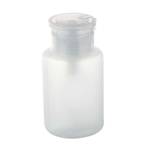 Bouteille Distributrice À Pompe En Plastique Blanc Pour Dissolvant De Vernis De Maquillage, Nail Art, 3x 150ml 