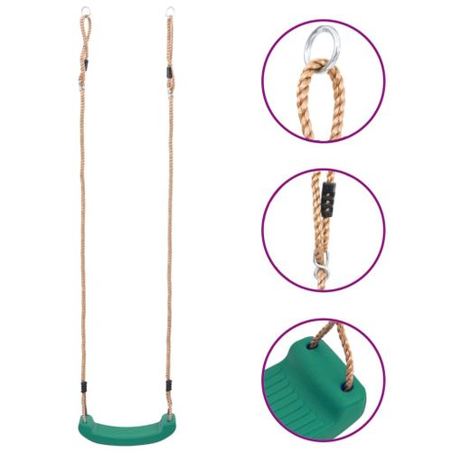 Siège De Balançoire Pour Enfants Vert Helloshop26 02_0005101