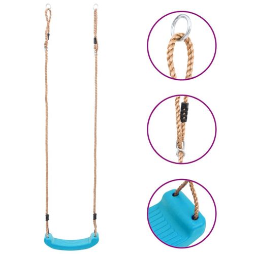 Siège De Balançoire Pour Enfants Bleu Clair Helloshop26 02_0005085