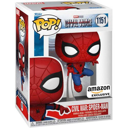 Figurine Funko Pop - Captain America : Civil War [Marvel] N°1151 - Civil War : Spider-Man (70097)