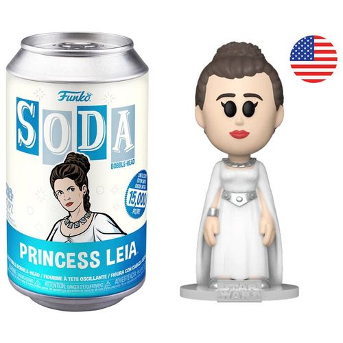 Figurine Funko Pop - Star Wars Divers - Princesse Leia (Canette Bleue) [Avec Chase] (66019)
