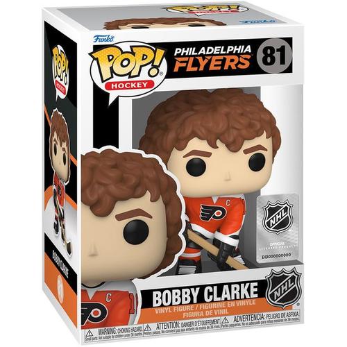 Figurine Funko Pop - Lnh: Ligue Nationale De Hockey N°81 - Bobby Clarke (Flyers) (59345)