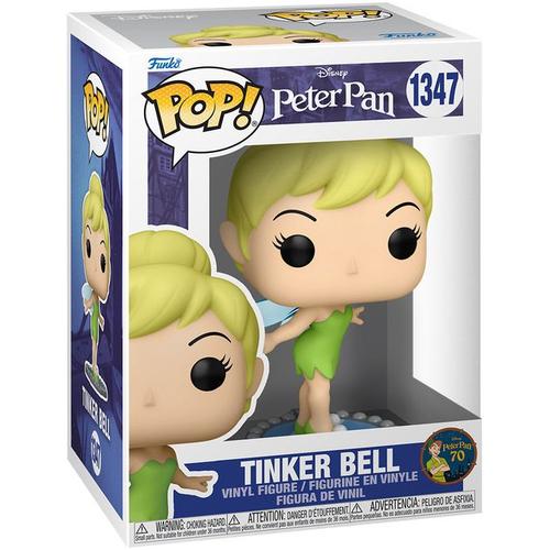 Peter Pan 70th Anniversary - Figurine Pop! Tink Bell On Mirror 9 Cm