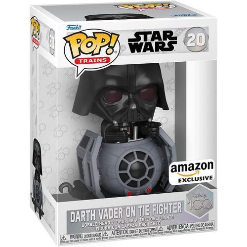 Figurine Funko Pop - 100 Ans De Disney N°20 - Dark Vador Dans Le Chasseur Tie (70457)