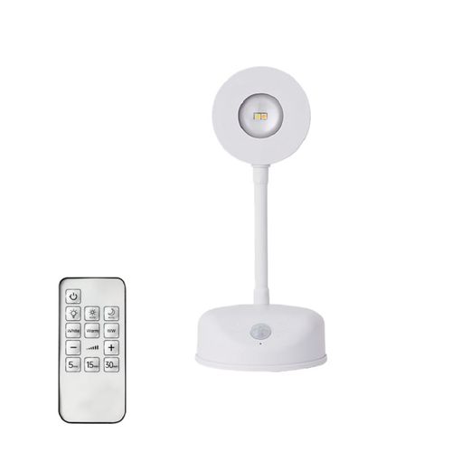 Pzstally-Applique Murale Led Rechargeable Par Usb,Sans Fil,Intelligente,Détection Humaine,Éclairage À Intensité Réglable,Gestion Douane - Type White With Tele Ctrl-3 Color In One Lamp