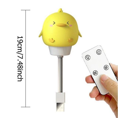 Veilleuse Led Usb Avec Télécommande Pour Bébé,Lampe De Nuit De Dessin Animé Mignon,Ours,Poussin,Chaton,Décoration De Chambre D'enfant,Lampe De Chevet - Type Bleu Marine #A