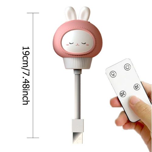 Veilleuse Led Usb Avec Télécommande Pour Bébé,Lampe De Nuit De Dessin Animé Mignon,Ours,Poussin,Chaton,Décoration De Chambre D'enfant,Lampe De Chevet - Type Orange #A