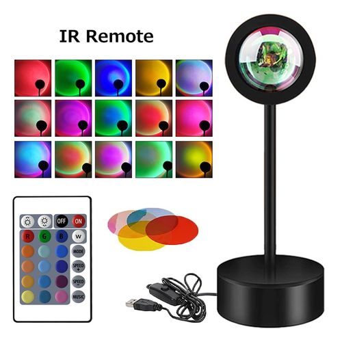 Tuya-Lampe De Budgétaire Led Intelligente,Veilleuse Arc-En-Ciel,Décoration Murale De Chambre À Coucher,Lampe De Table De Fond - Type Remote Multicolor