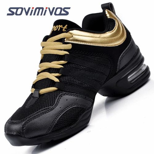 Chaussures De Danse Semelle Souple Pour Hommes Et Femmes Baskets De Sport Modernes Chaussures De Jazz Chaussures De Phtalus Pour Filles Respirantes Hip Hop
