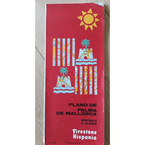 Plano De Palma De Mallorca - Carte Firestone Hispania