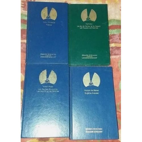 Les Feuilles D'automne + Les Rayons Et Les Ombres + Poème + Le Jeu De L'amour Et Du Hasard - Les Fausses Confidences + Eugènie Grandet Collection Grand Écrivain 4 Livres 1984