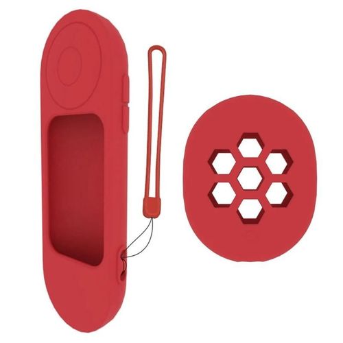 Rouge - Coque De Protection En Silicone Pour Décodeur Chromecast Tv 2020, Couleur Unie, Résistante Aux Rayures, Coque De Protection Pour Télécommande Google