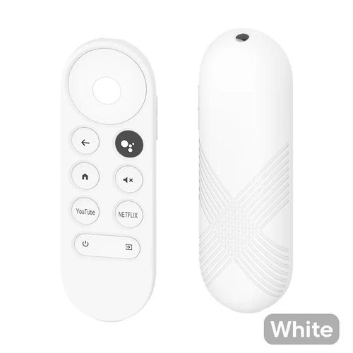 Blanc - Coque de protection en Silicone pour télécommande Chromecast, Compatible avec Google TV