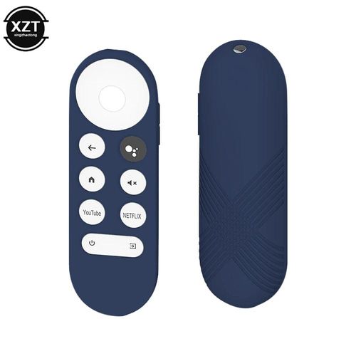D2 - Coque En Silicone Souple Antidérapante Pour Télécommande Chromecast, Étui De Protection Pour Télécommande Vocale Google Tv 2020