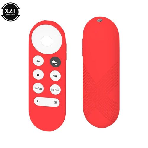 A2 - Coque En Silicone Souple Antidérapante Pour Télécommande Chromecast, Étui De Protection Pour Télécommande Vocale Google Tv 2020