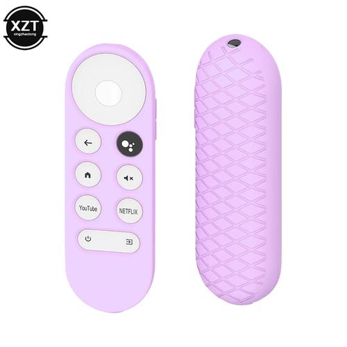 Coque En Silicone Souple Antidérapante Pour Télécommande Chromecast, Étui De Protection Pour Télécommande Vocale Google Tv 2020
