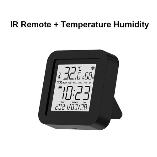 S09 - Télécommande Wifi Ir, Avec Affichage De La Température Et De L'humidité, Infrarouge Intelligent, Universel, Pour Ac Tv Dvd, Alexa Google Home