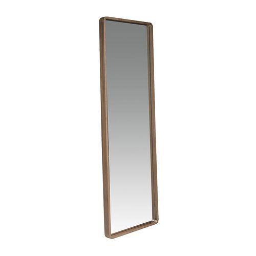 Miroir mural rectangulaire noyer