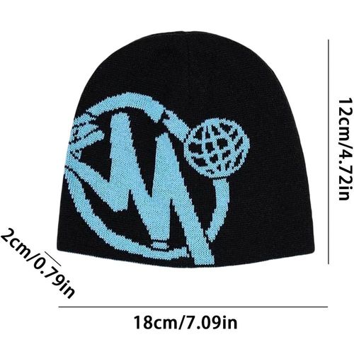 FantasyGears Y2k Bonnet Tricoté Chaud En Forme De Toile D'araignée Gothique Pour Homme Et Femme, A2#rose, Taille Unique